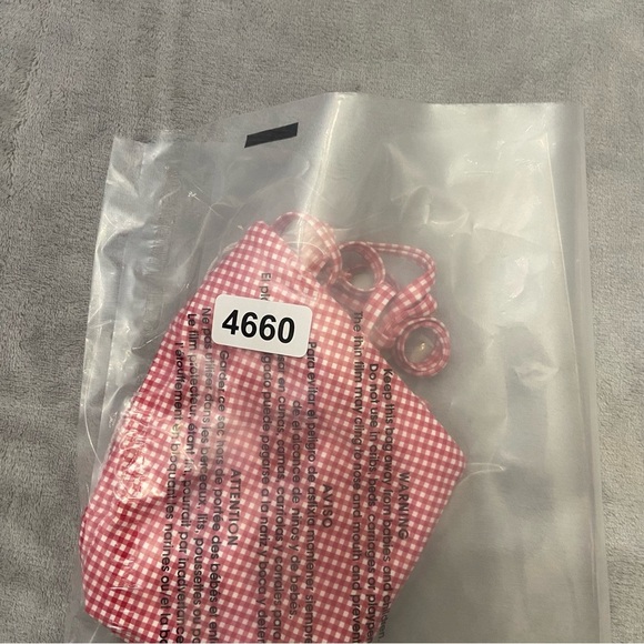 New! Frankie’s Bikinis Red White Tia Skimpy Gingham Bikini Bottom 4660 - Picture 7 of 7